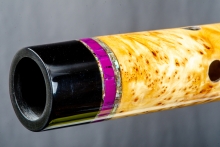 Yellow Cedar Burl Native American Flute, Minor, Low E-4, #N28I (10)